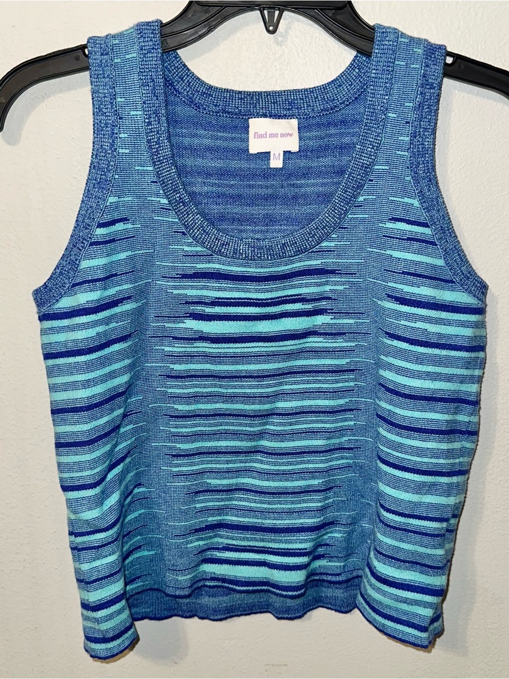 Find Me Now Blue Striped Top